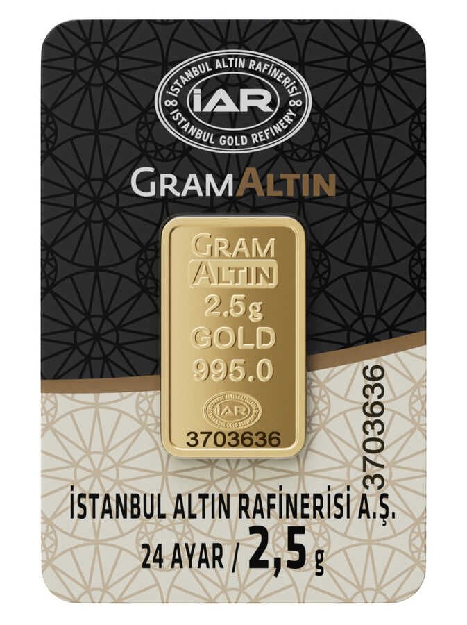 2,5 GRAM 24 AYAR İAR GRAMALTIN