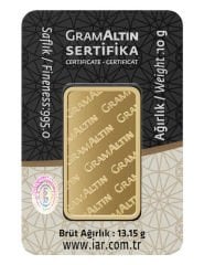 10 GRAM 24 AYAR İAR GRAMALTIN
