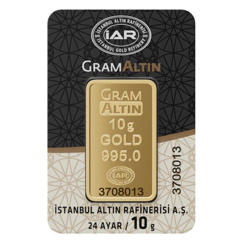 10 GRAM 24 AYAR İAR GRAMALTIN