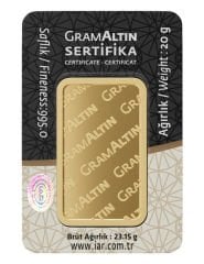 20 GRAM 24 AYAR İAR GRAMALTIN