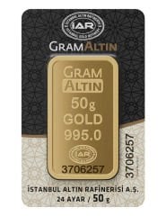 50 GRAM 24 AYAR İAR GRAMALTIN