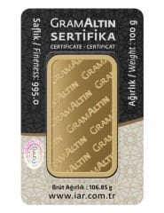 100 GRAM 24 AYAR İAR GRAMALTIN