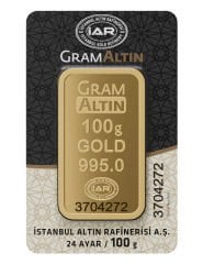 100 GRAM 24 AYAR İAR GRAMALTIN