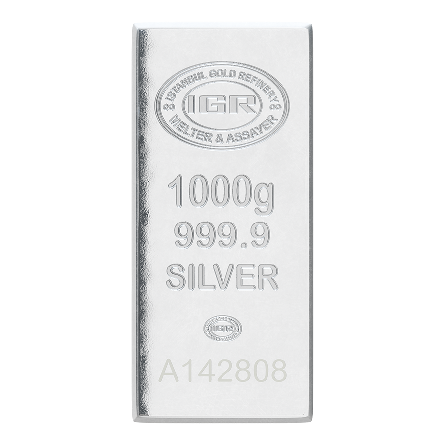 1000 GRAM İAR KÜLÇE GÜMÜŞ 999.9