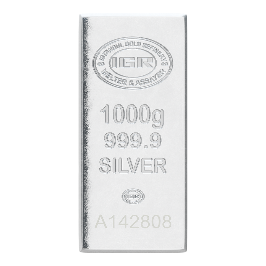 1000 GRAM İAR KÜLÇE GÜMÜŞ 999.9