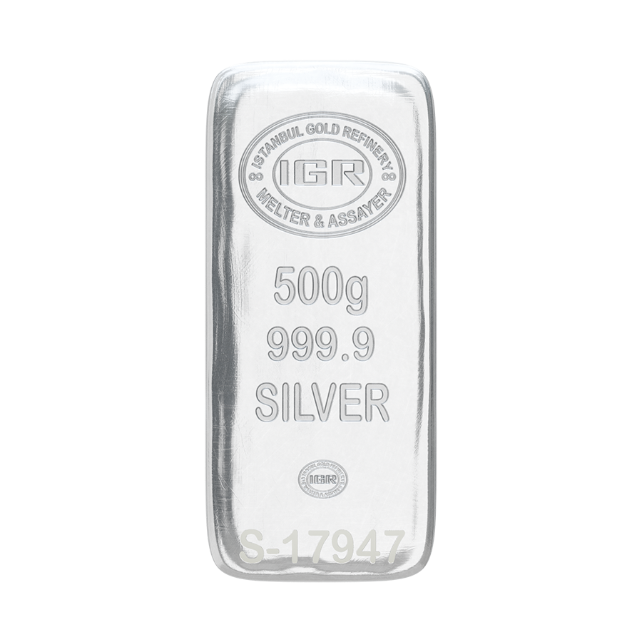 500 GRAM İAR KÜLÇE GÜMÜŞ 999.9