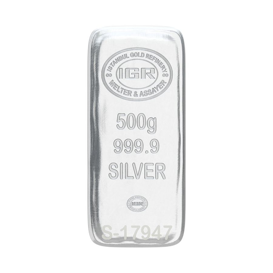 500 GRAM İAR KÜLÇE GÜMÜŞ 999.9