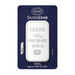 100 GRAM İAR GÜMÜŞ 999.9