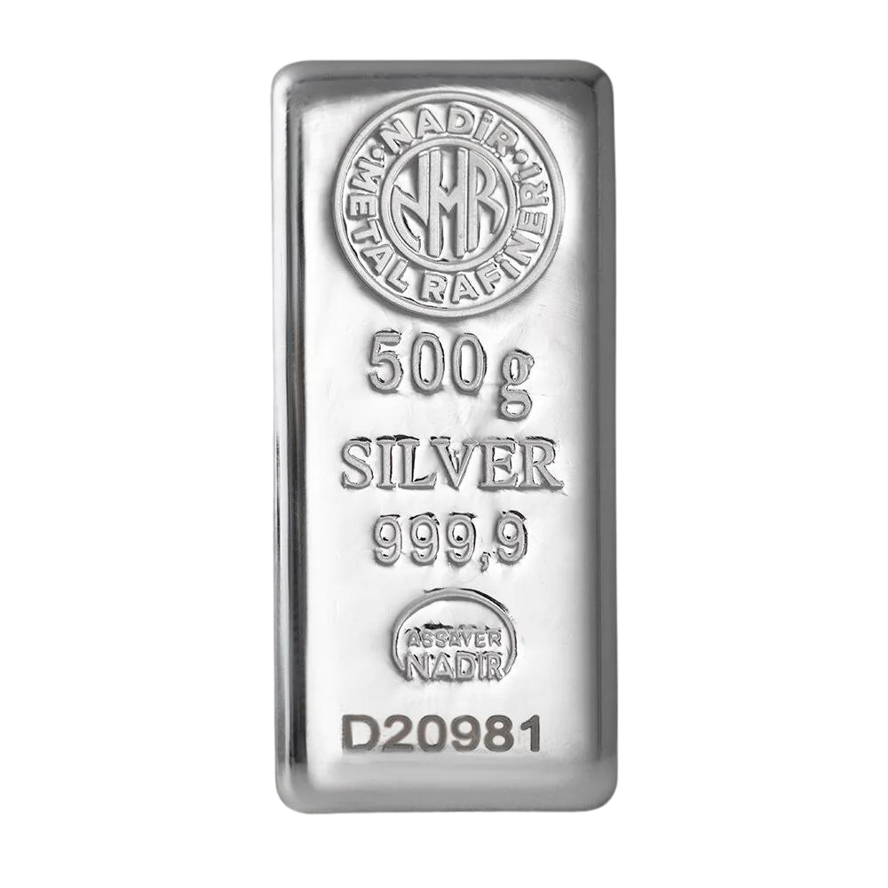 500 GRAM NADİR KÜLÇE GÜMÜŞ 999.9