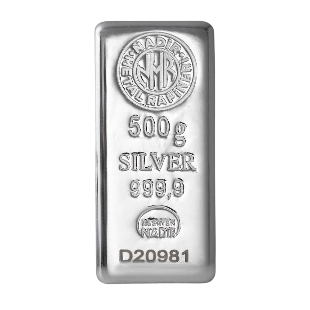 500 GRAM NADİR KÜLÇE GÜMÜŞ 999.9