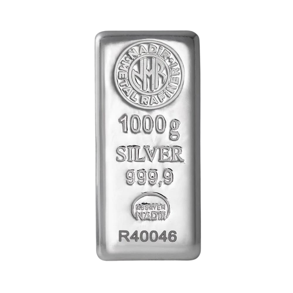 1000 GRAM NADİR KÜLÇE GÜMÜŞ 999.9