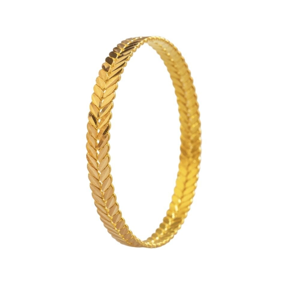 22 Ayar 20 Gr Başak Model Altın Bilezik