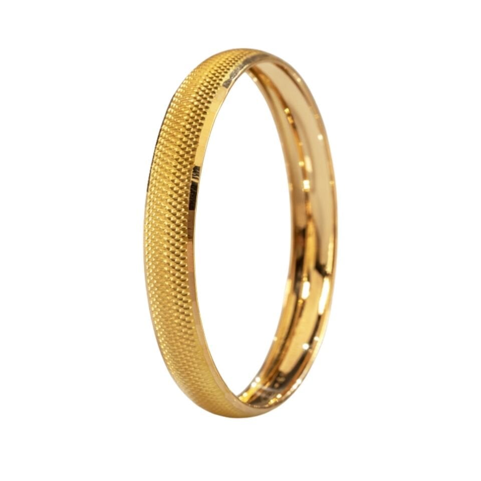 22 Ayar 20 Gr Tırtıklı Altın Bilezik