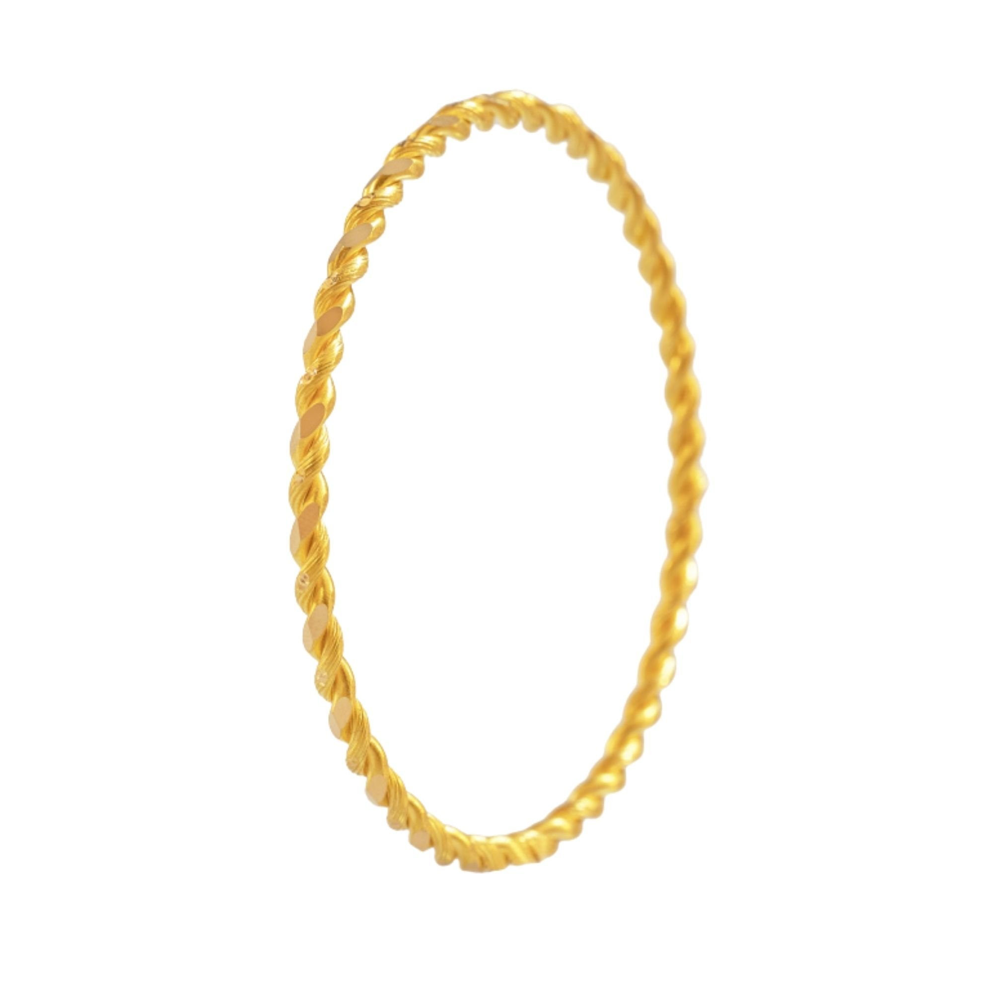 22 Ayar 10 Gr İkili Burma Altın Bilezik