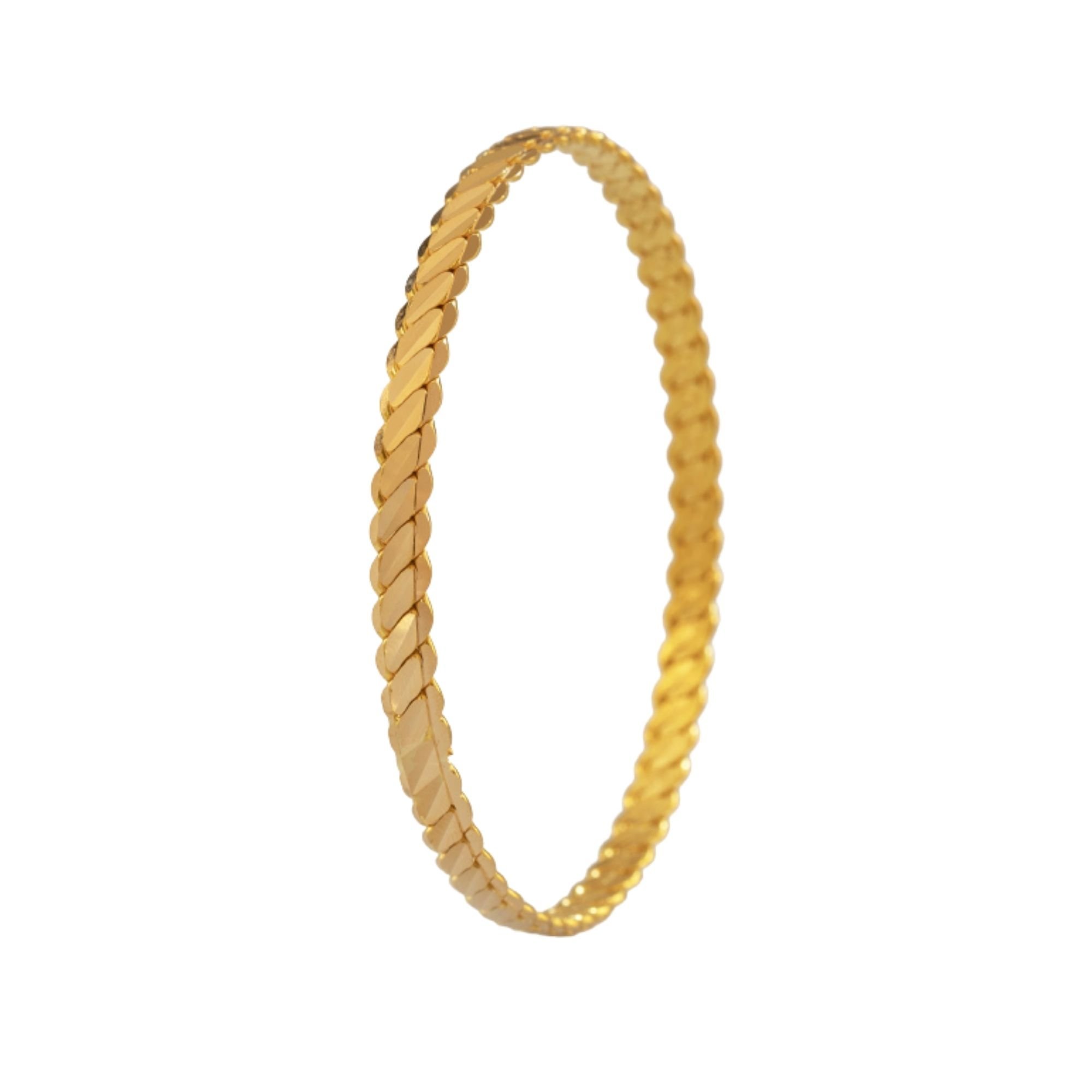 22 Ayar 50 Gr Üçlü Burma Altın Bilezik