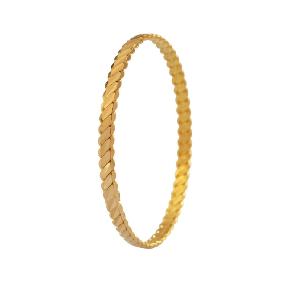 22 Ayar 50 Gr Üçlü Burma Altın Bilezik