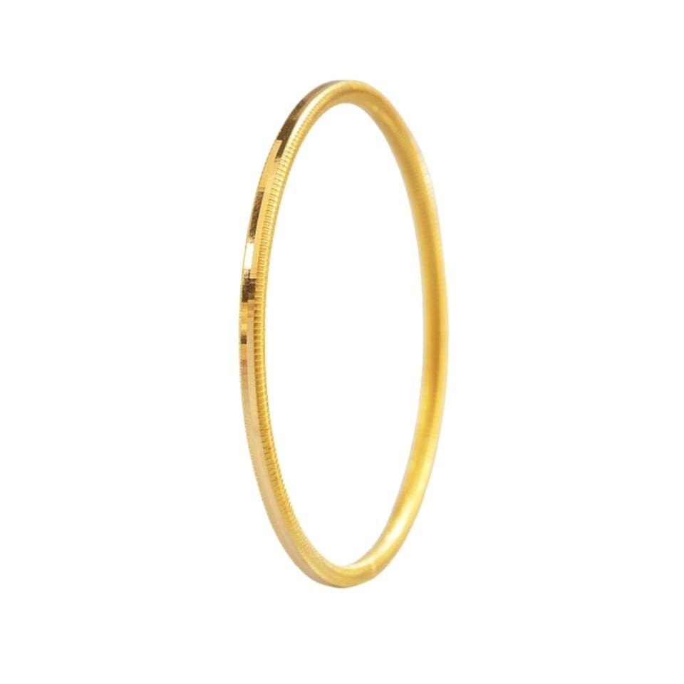 22 Ayar Oluklu Ajda Altın Bilezik – 20 Gram