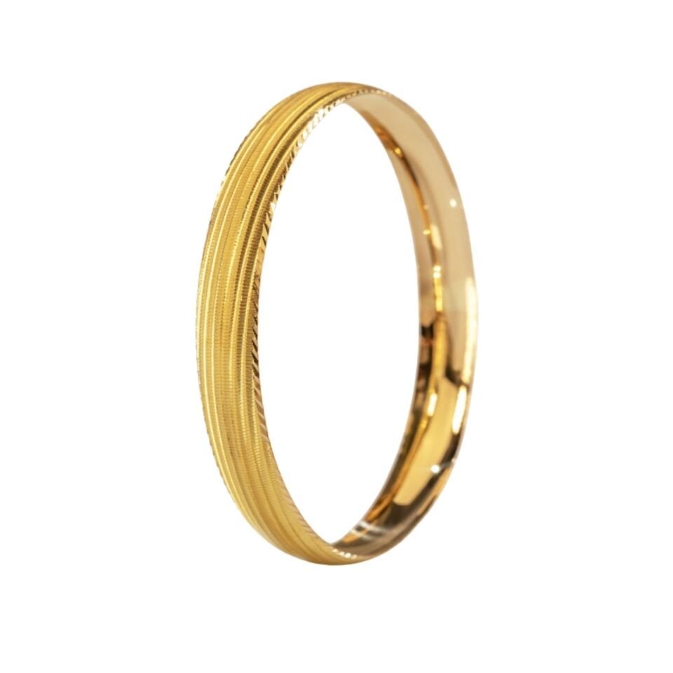 22 Ayar Şeritli Altın Bilezik – 20 Gram