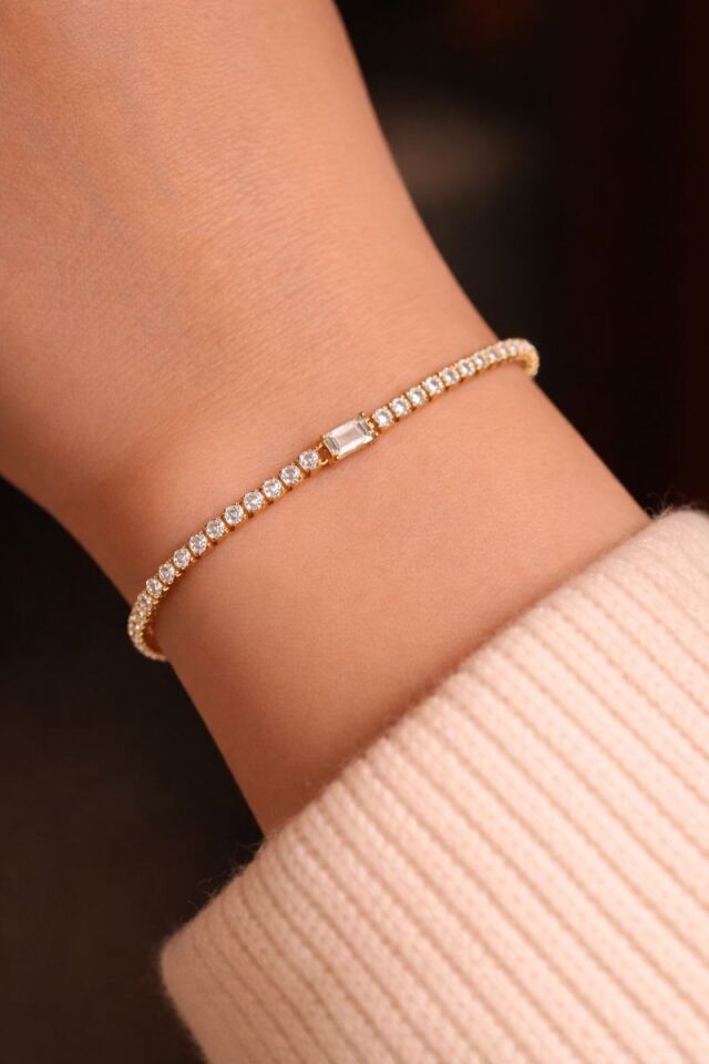 14 Ayar Baget Suyolu Altın Bileklik – 3,16 Gram