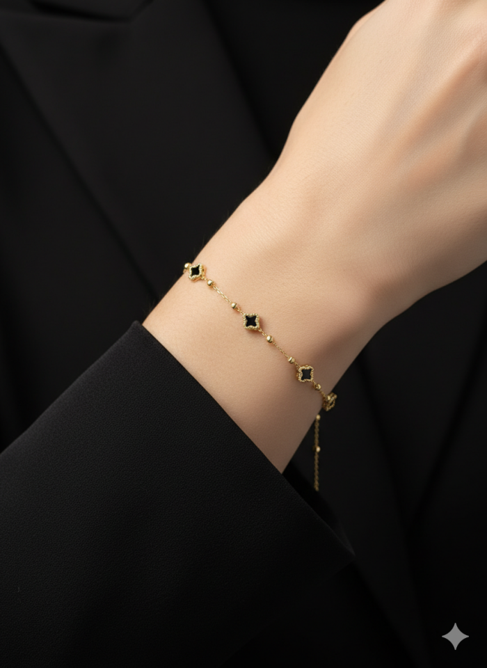 14 Ayar Yonca Altın Bileklik – 2,90 Gram