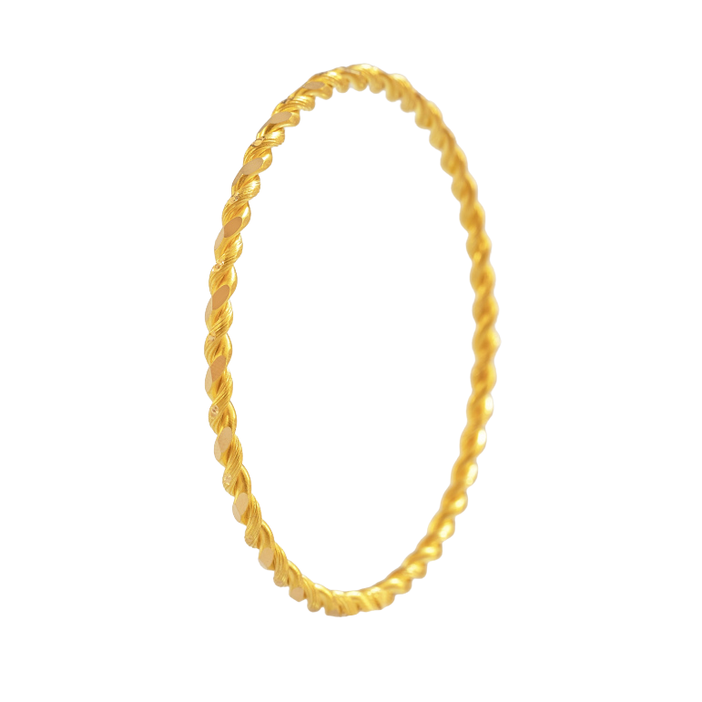 28gr 22 Ayar İkili Burma Bilezik 6.8