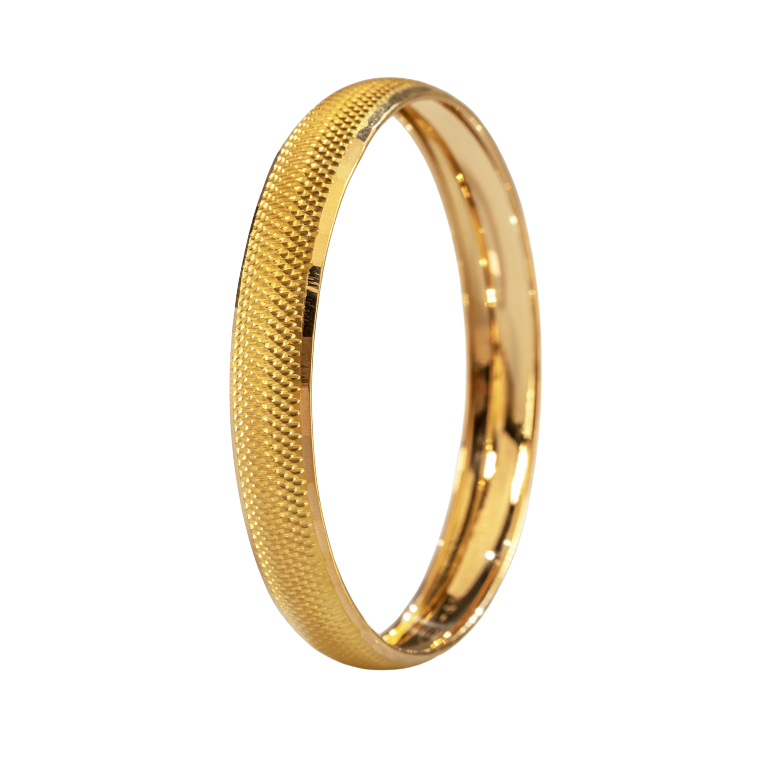 15 mm 15gr 22 Ayar Şarnel Model Bilezik 6.8