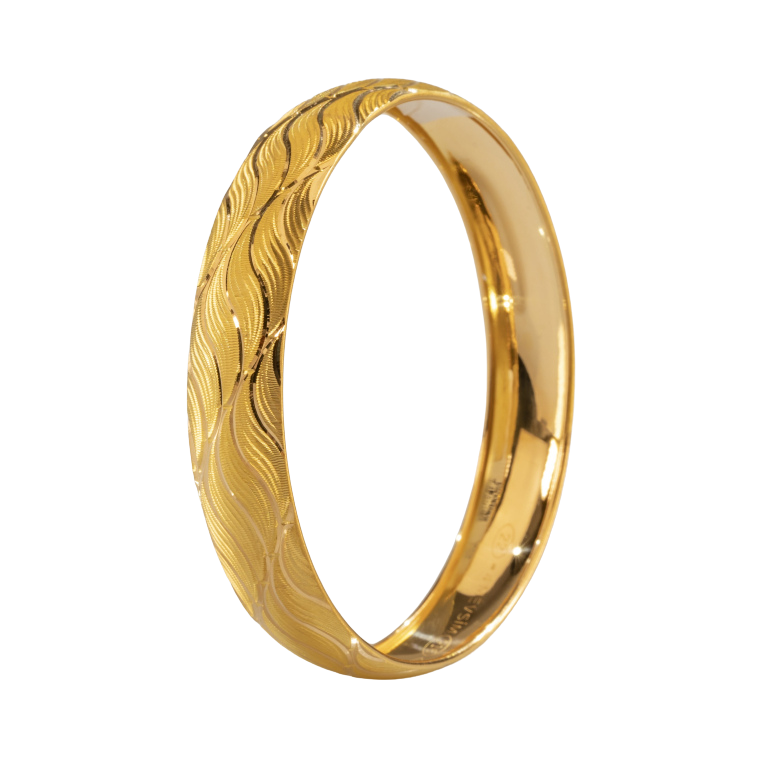 15 mm 15gr 22 Ayar Şarnel Model Bilezik 6.2